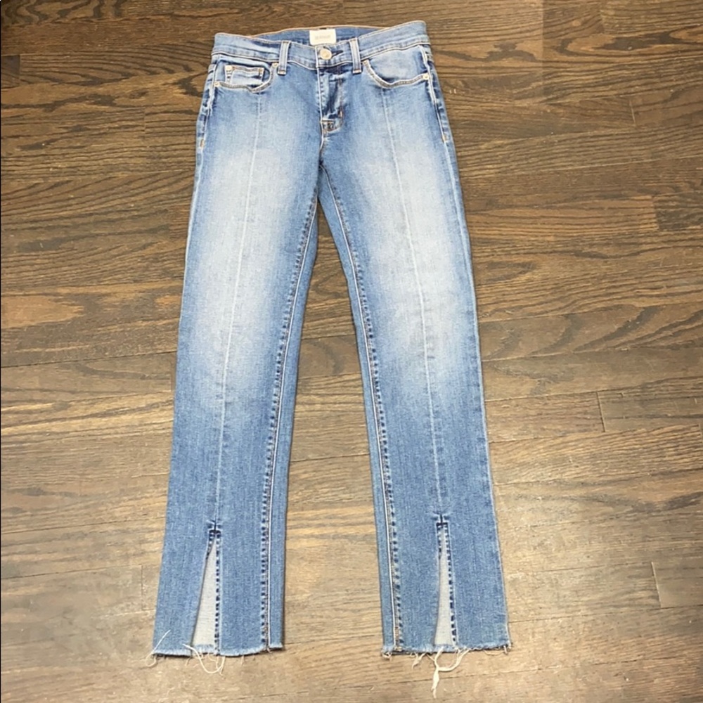 Niko mid rise ankle straight with slit